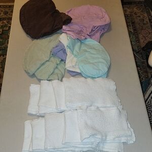 Assorted Massage Table- Face Cradle Covers (21 in Total)